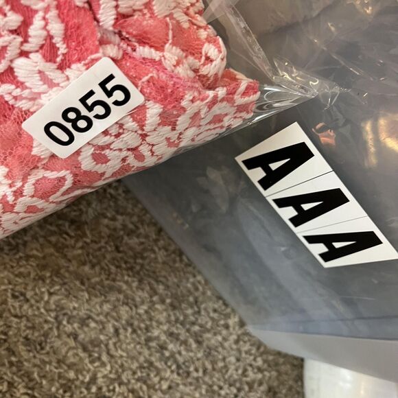 LuLaRoe Joy Duster Vest Womens Large Pink Lace Sheer Kimono Romantic Boho - Picture 8 of 8